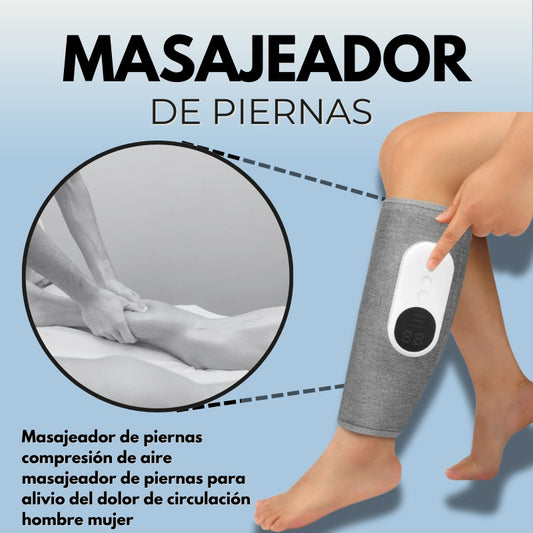 Maseajador para piernas con calor y compresión: alivio profundo y real