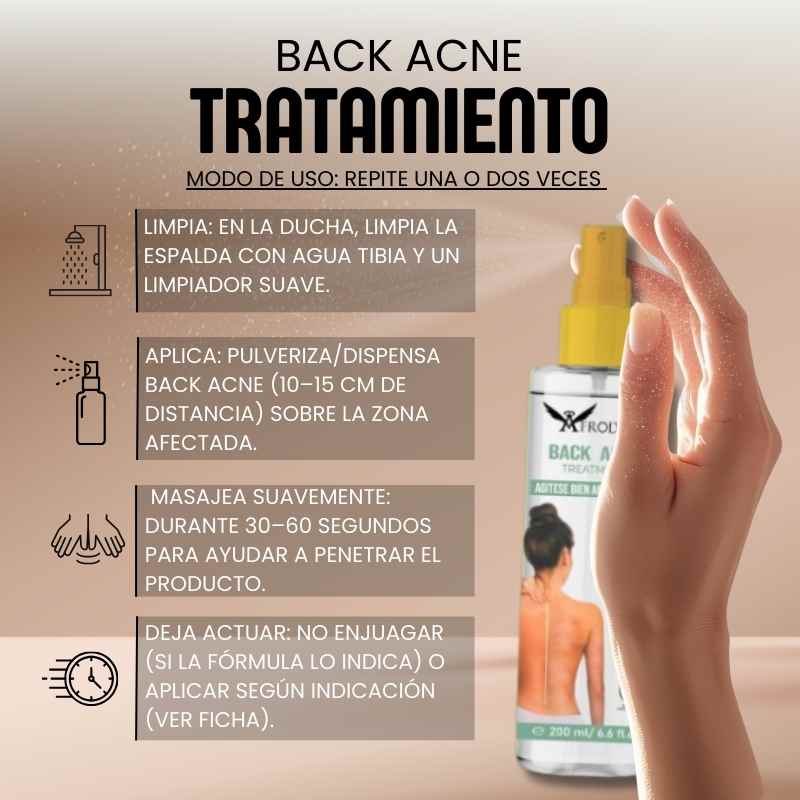 SPRAY BACK ACNE, Spray Anti-Granitos de Espalda